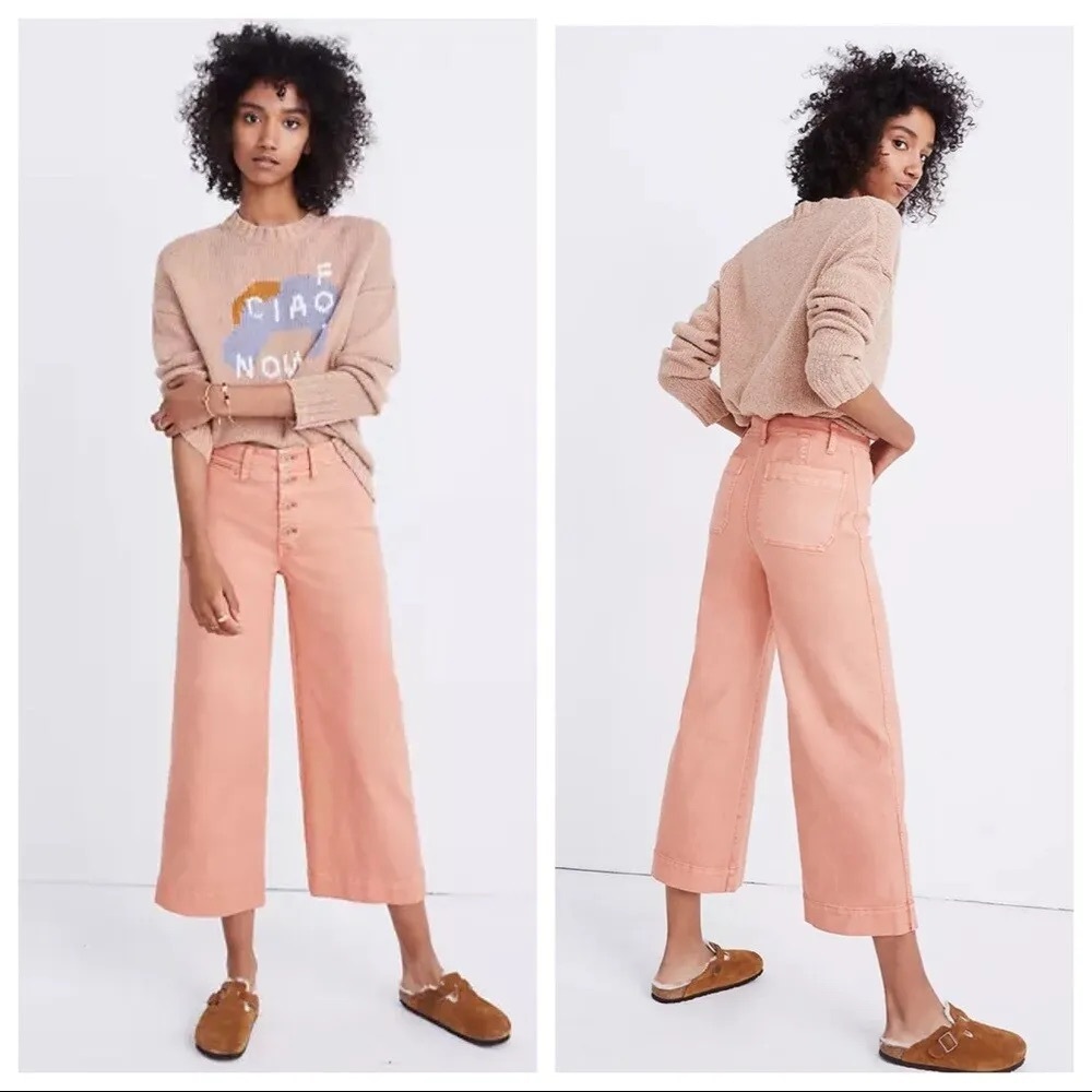 Madewell Emmett Wide Leg Crop pant